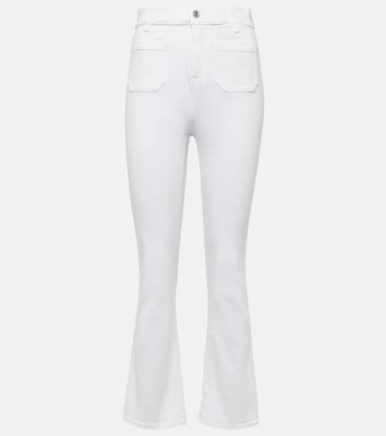 7 For All Mankind High-rise cropped flared jeans