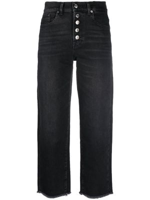 7 For All Mankind high-rise cropped jeans - Black