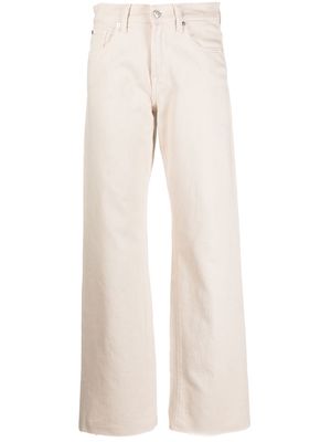 7 For All Mankind high-rise wide-leg jeans - Neutrals