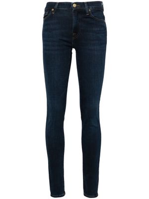 7 For All Mankind HW high-rise skinny jeans - Blue