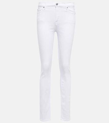 7 For All Mankind HW Skinny mid-rise slim jeans