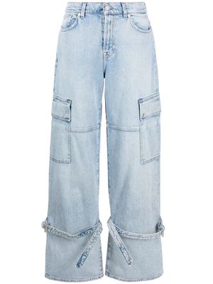 7 For All Mankind JEANS THE BELTED CARGO ARCTIC - Blue