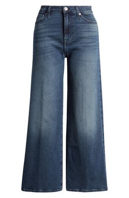 7 For All Mankind Jo High Waist Ankle Wide Leg Jeans in Blueland