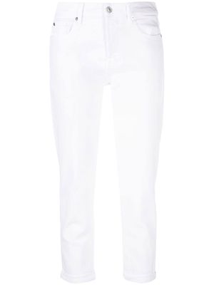 7 For All Mankind Josefina cropped slim-cut jeans - White