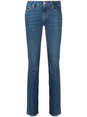 7 For All Mankind Kimmie mid-rise straight-leg jeans - Blue
