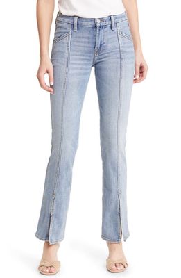 7 For All Mankind Kimmie Seamed Flare Jeans in De Ville Clean