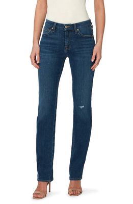 7 For All Mankind Kimmie Straight Leg Ankle Jeans in Opp Norton Blue