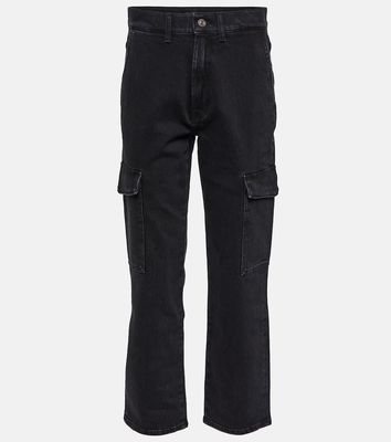 7 For All Mankind Logan Cargo cropped straight jeans