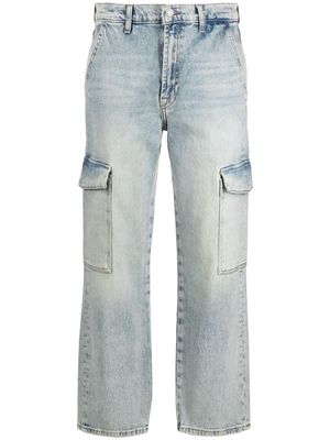 7 For All Mankind Logan mid-rise straight-leg jeans - Blue