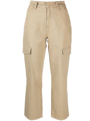 7 For All Mankind Logan straight-leg cargo trousers - Neutrals