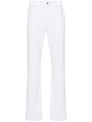 7 For All Mankind logo-patch straight jeans - White