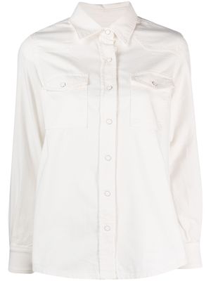 7 For All Mankind long-sleeve cotton shirt - White
