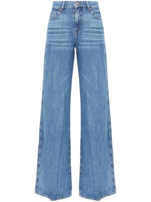 7 For All Mankind Lotta high-rise flared jeans - Blue