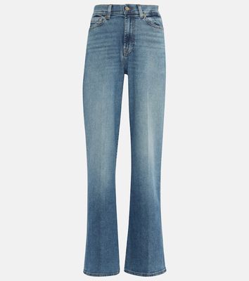 7 For All Mankind Lotta Luxe Vintage high-rise wide-leg jeans
