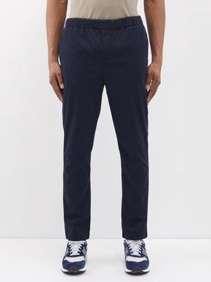 7 For All Mankind - Luxe Performance Cotton-blend Chinos - Mens - Dark Navy
