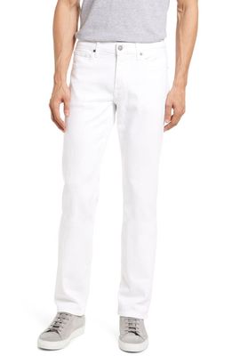 7 For All Mankind Men's Slimmy Slim Fit Stretch Jeans in White