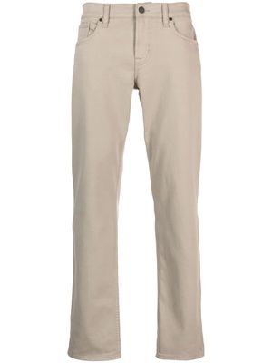 7 For All Mankind mid-rise slim-fit jeans - Neutrals