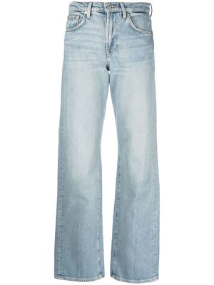 7 For All Mankind mid-rise wide-leg jeans - Blue