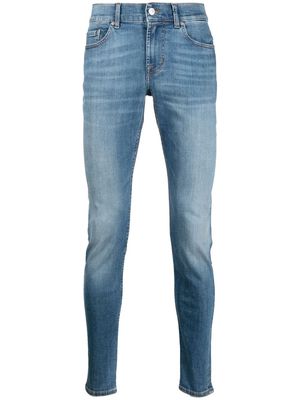 7 For All Mankind mid-wash skinny-jeans - Blue