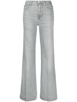 7 For All Mankind Modern Dojo high-rise flared jeans - Grey
