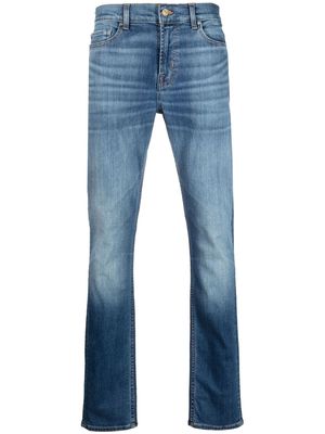 7 For All Mankind Paxtyn stretch-cotton skinny jeans - Blue