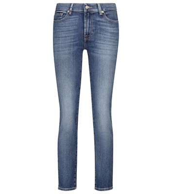 7 For All Mankind Roxanne high-rise slim jeans