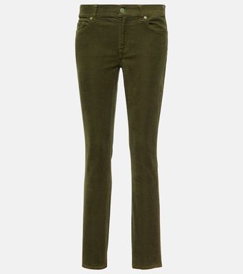 7 For All Mankind Roxanne mid-rise corduroy slim jeans