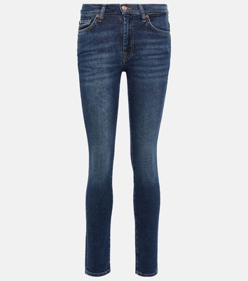 7 For All Mankind Roxanne mid-rise slim jeans