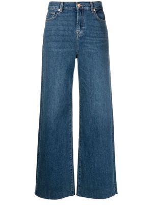7 For All Mankind Scout high-rise wide-leg jeans - Blue