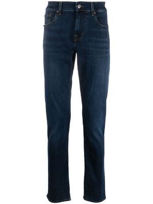 7 For All Mankind skinny tapered-leg jeans - Blue