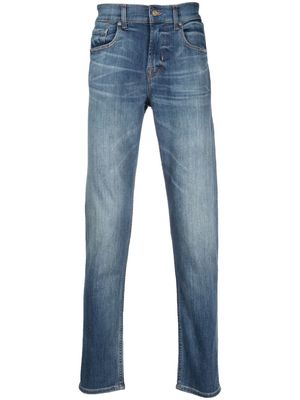 7 For All Mankind slim-cut cotton jeans - Blue