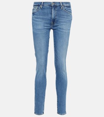 7 For All Mankind Slim Illusion Luxe high-rise skinny jeans