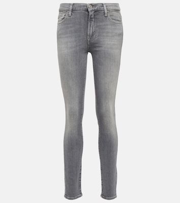 7 For All Mankind Slim Illusion mid-rise skinny jeans