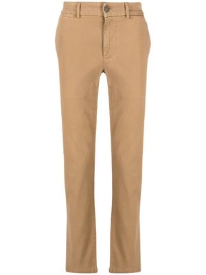 7 For All Mankind slim-leg cotton-blend chinos - Brown