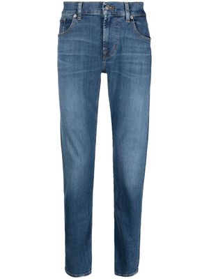 7 For All Mankind slim-leg cotton jeans - Blue