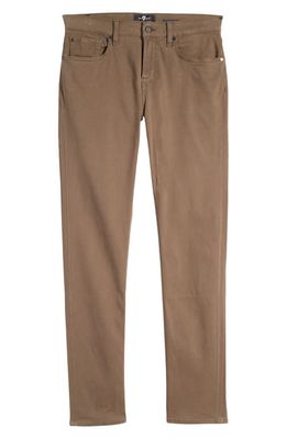 7 For All Mankind Slimmy Luxe Performance Plus Slim Fit Pants in Fango