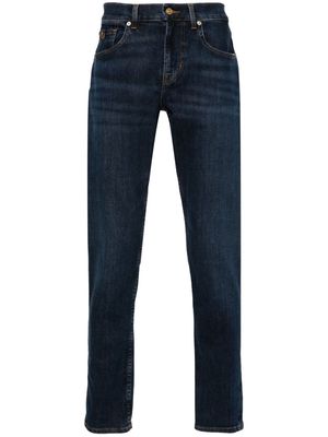 7 For All Mankind Slimmy Tapered mid-rise jeans - Blue