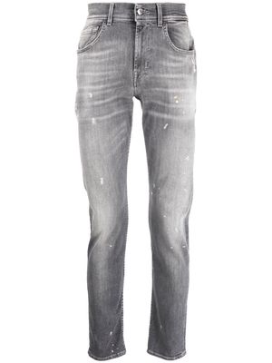 7 For All Mankind straight-leg denim jeans - Grey