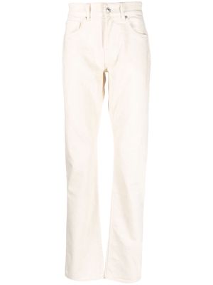 7 For All Mankind straight-leg high-waisted jeans - Neutrals
