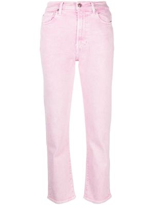 7 For All Mankind straight-leg jeans - Pink