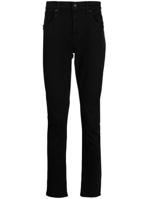 7 For All Mankind straight-leg mid-rise jeans - Black
