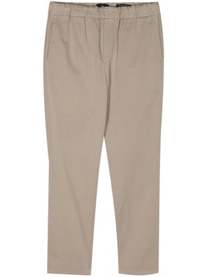 7 For All Mankind tapered-leg cotton trousers - Neutrals