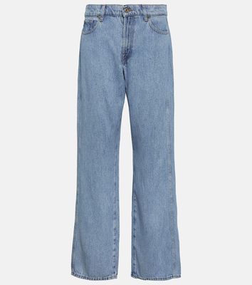 7 For All Mankind Tess high-rise straight jeans