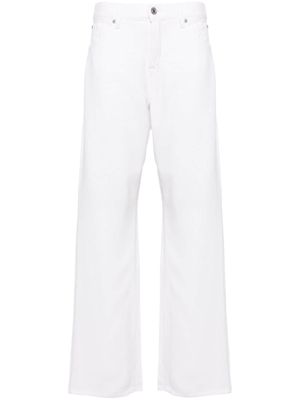 7 For All Mankind Tess high-waist straight trousers - White
