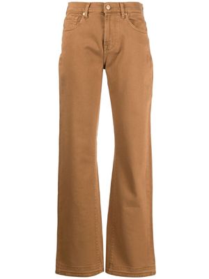 7 For All Mankind Tess straight-leg jeans - Brown