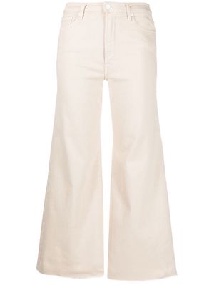 7 For All Mankind The Cropped wide-leg jeans - White