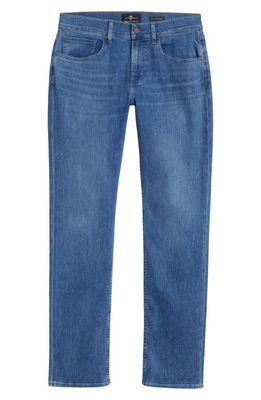 7 For All Mankind The Straight Luxe Performance Jeans in Cascade Blue