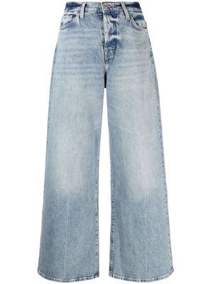 7 For All Mankind Zoey high-rise wide-leg jeans - Blue