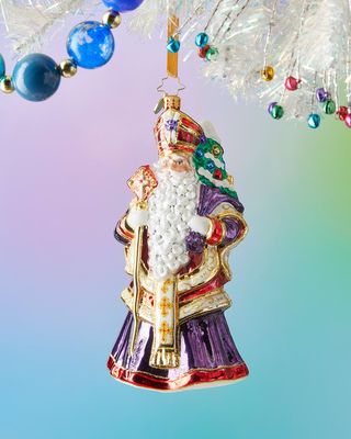 7" Patron Saint of Christmas Ornament