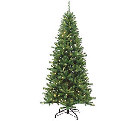 7' Pre-Lit Ozark Pine with 230 Dual Color-Chang ing LED Light